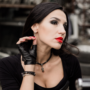 Серьги серебряные, чернение