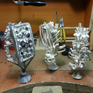 Литье серебра, Литье золота, Литье бронзы