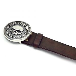Пряжка серебряная Harley-Davidson, чернение.