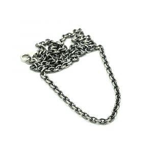 Цепь серебряная, чернение.