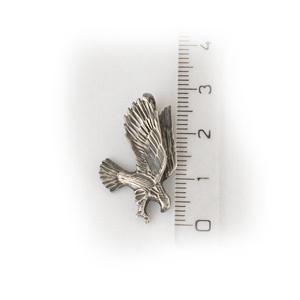 Байкерская атрибутика-Байкерская подвеска серебряная орёл