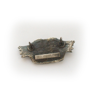 Байкерская атрибутика-Байкерский значок серебряный