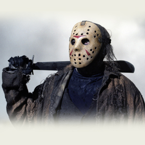 Кольцо серебряное, чернение. Хоккейная маска Джейсона.