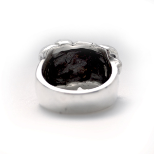 Кольцо серебряное ловец душ, чернение.