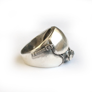 Кольцо серебряное 