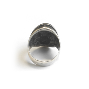 Кольцо серебряное, чернение.
