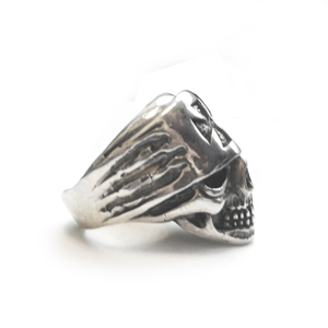 Кольцо серебряное, чернение.