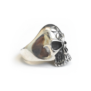 Кольцо серебряное, чернение.