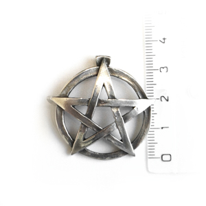 Подвеска серебряная, чернение.