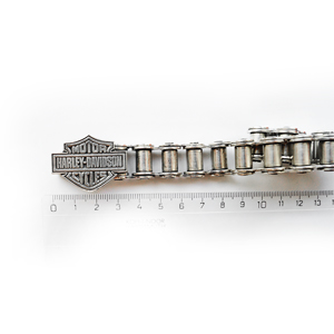 Браслет серебряный Harley-Davidson, чернение. 