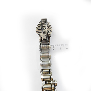 Браслет серебряный Harley-Davidson, чернение. 